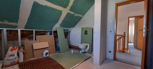 Badezimmer Obergeschoss unausgebaut - 