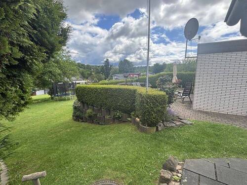 Blick zur Terrasse rundstück - 