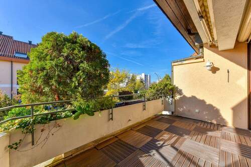 Balkon nach Westen - 