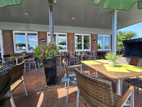 Ansicht Terrasse - Hotel, Pension, Gasthof in Wangerland zum Kaufen