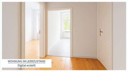 Wohnung im Leerzustand - 2 Zimmer Etagenwohnung in Berlin