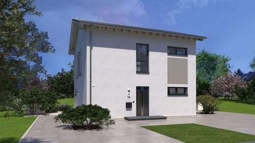 Ansicht Eingang - Einfamilienhaus mit 144,80 m&sup2; in Spiesen-Elversberg zum Kaufen