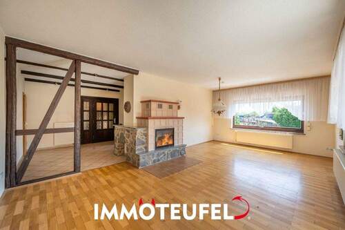 Wohnbereich mit Kamin - 