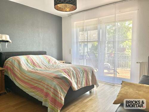 Schlafzimmer mit Terrassenzugang - 