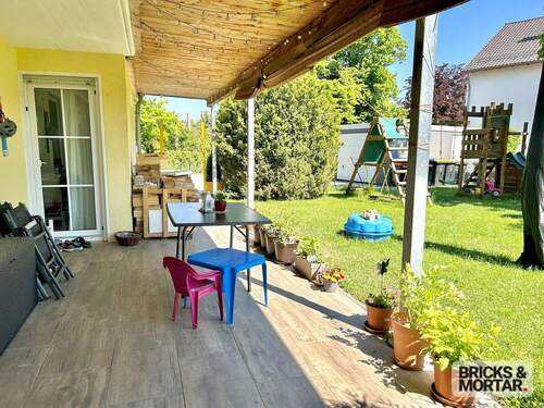 Südterrasse - Etagenwohnung mit 107,50 m&sup2; in Mering zum Kaufen