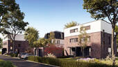 Visualisierung Straßenansicht - Doppelhaushälfte mit 168,00 m² in Meerbusch zum Kaufen