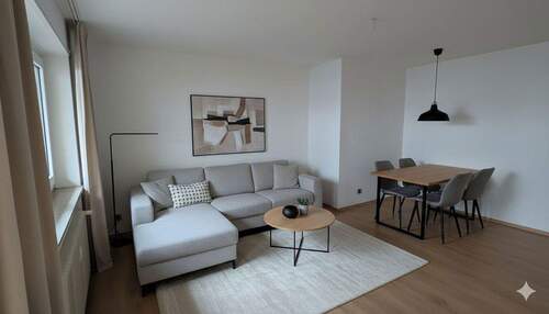 Wohnzimmer AI - 2 Zimmer Etagenwohnung in Worms