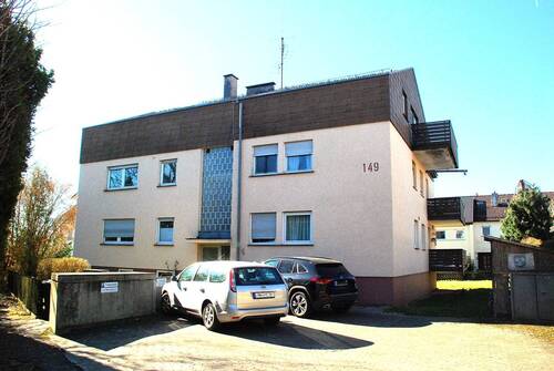 Ansicht Strassenseite - 2 Zimmer Etagenwohnung in Stuttgart / Plieningen