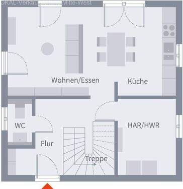 Stadtvilla 9 Erdgeschoss - 