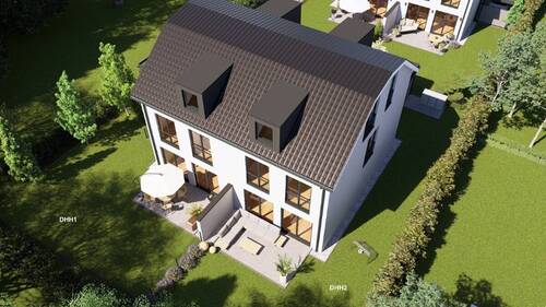 Visualisierung - 6 Zimmer Doppelhaushälfte in Hohenbrunn