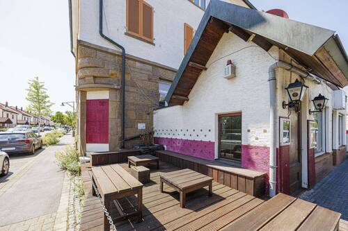 Terrassenbereich für die Gewerbeeinheit im UG - Mehrfamilienhaus, Wohnhaus mit 392,30 m² in Ludwigsburg zum Kaufen