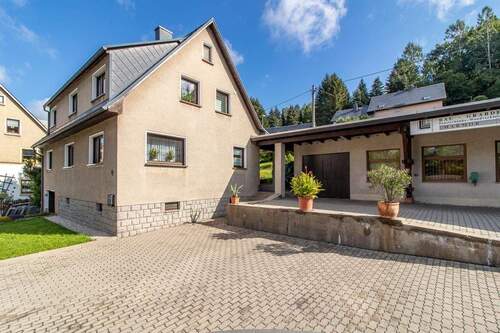 Westansicht - Perfekte Kombination - Eigenheim mit eigenständigem Gewerbeobjekt