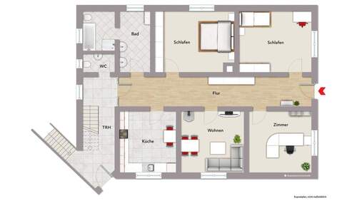 Erdgeschoss Haupthaus - 