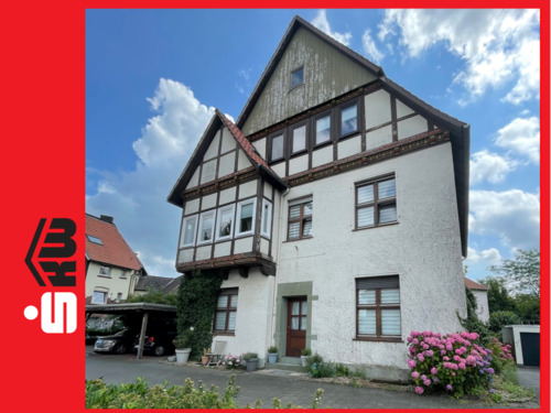 Hausansicht - Viel Platz für Ideen: Dreifamilienhaus mit Nebengebäude***in Rietberg