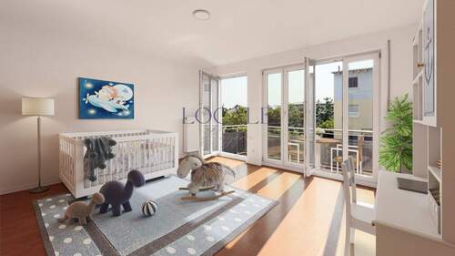 Schlafen_Kind_ - Reihenmittelhaus mit 107,70 m&sup2; in Poing zum Kaufen