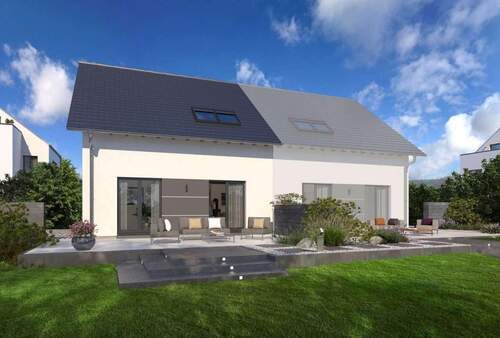 Ansicht Garten - Traumhafte Lage mit Fernblick - 595.000,00&nbsp;EUR Kaufpreis, ca.&nbsp; 141,80&nbsp;m&sup2;&nbsp;Wohnfl&auml;che