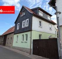 Reihenendhaus mit Garage, Scheune und großem Hof -vielseitig nutzbare Immobilie ohne Käuferprovision - Unstrut-Hainich