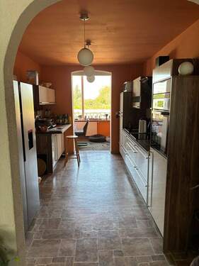 Blick in die Küche - 