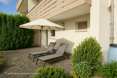 KI-generiertes Nutzungsbeispiel Terrasse - 