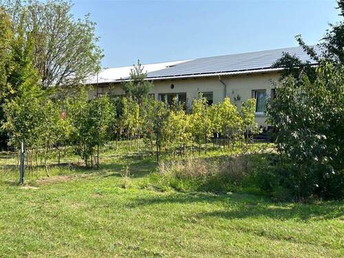 Seitenansicht mit Photovoltaik - 