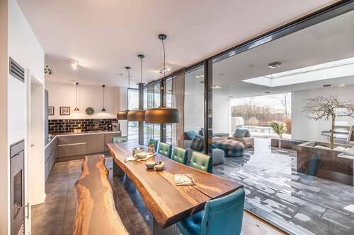 Ansicht Esszimmer/Küche/Terrasse - 