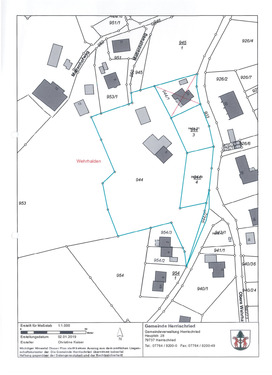 Flurplan_GS_Wehrhalden - Grundstück zum Kaufen in Herrischried