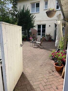 Zugang zur Terrasse - 3 Zimmer Etagenwohnung zum Kaufen in Borstel / Sülfeld