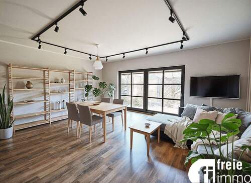 Wohnzimmer umgestaltet- (KI generiert) - Einfamilienhaus mit 145,40 m&sup2; in Dresden zum Kaufen