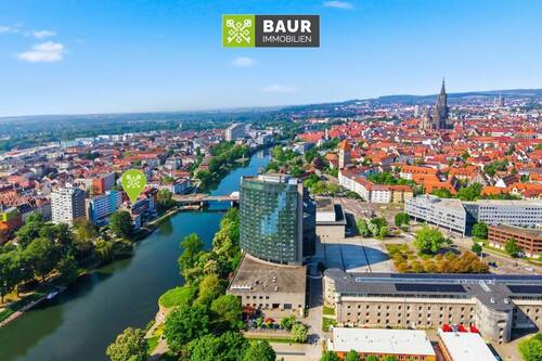 Luftaufnahme - 3 Zimmer Etagenwohnung zum Kaufen in Neu-Ulm