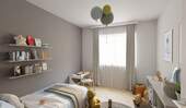 Komfortables Kinderzimmer im Obergeschoss - 