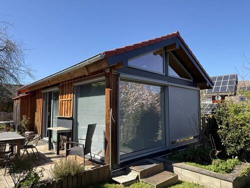 Haus Gartenansicht - Separates Wohnhaus plus zwei Wohnungen am Rursee in Woffelsbach