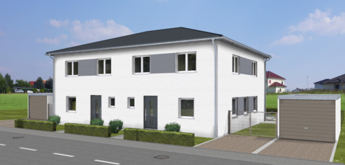 Eingang.png - Doppelhaushälfte mit 117,00 m&sup2; in Berg bei Neumarkt in der Oberpfalz zum Kaufen