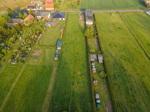 Blickrichtung Norden - Grundstück in Stüdenitz