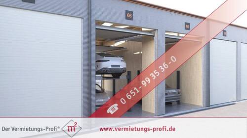 Außenbild - Trierweiler-Moderne Garage Hallenfläche mit nachhaltiger Holzbauweise auf ca. 25?m² - vielseitig nutzbar im neu erstellten Garagenpark der B51