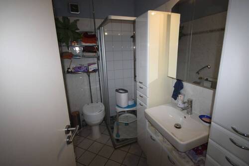 das modernisierte Badezimmer - 