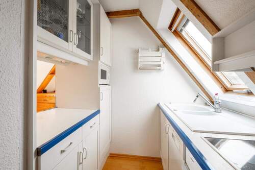 Küche im Dachgeschoss - 