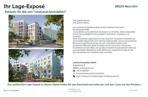 Hinweis auf das Lage-Exposé - 