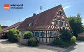 Außenansicht - Charmantes Fachwerkhaus mit 7 Zimmern, Garten und zwei Kfz-Stellplätzen in Zapfendorf-Kirchschletten