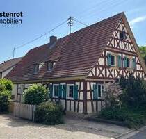 Charmantes Fachwerkhaus mit 7 Zimmern, Garten und zwei Kfz-Stellplätzen in Zapfendorf-Kirchschletten