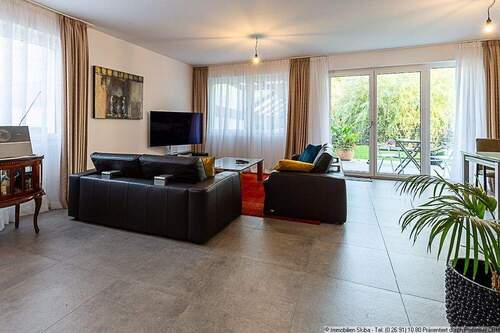 Wohnbereich mit Terrassenzugang - Etagenwohnung mit 119,00 m&sup2; in Bad Neuenahr-Ahrweiler zur Miete