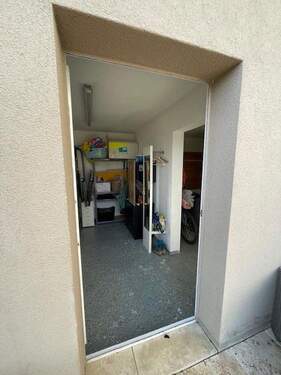 Lagerraum hinter Garage - 