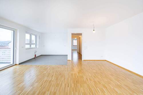 Wohn- Ess- Kochbereich Ansicht 3 - 2 Zimmer Etagenwohnung in Würzburg