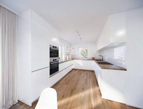 Küche - 5 Zimmer Doppelhaushälfte in Deggendorf