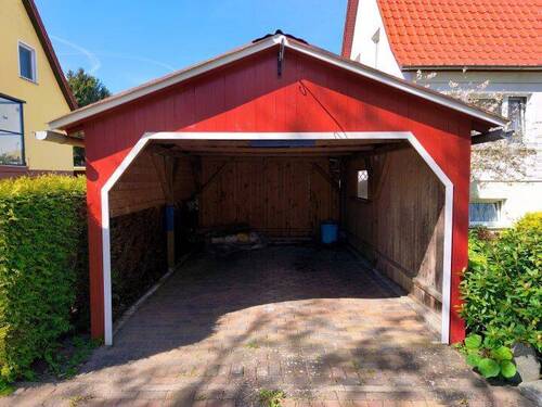 Carport - Einfamilienhaus mit 134,00 m&sup2; in Samtens zum Kaufen