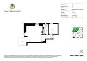 Grundriss - Etagenwohnung mit 54,90 m&sup2; in Dresden zur Miete