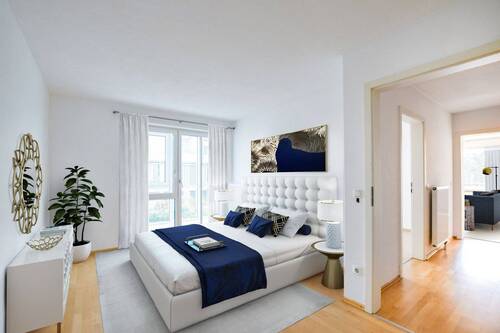 Schlafzimmer_Einrichtungsbeispiel - 3 Zimmer Etagenwohnung in Freising