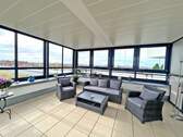 Ansicht Wintergarten.jpg - LAVIDA Nürnberg – Penthouse, 151 m², private Dachterrasse mit Wintergarten, Blick auf Kaiserburg und Altstadt