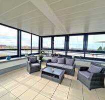 LAVIDA Nürnberg – Penthouse, 151 m², private Dachterrasse mit Wintergarten, Blick auf Kaiserburg und Altstadt
