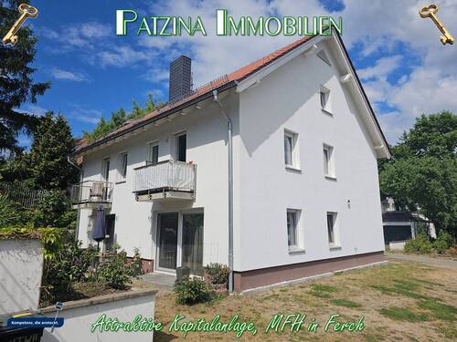 TitelMFHAktFerch.jpg - Gut durchdachtes Mehrfamilienhaus in attraktiver Wohnlage im Malerdorf Ferch