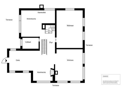 Erdgeschoss (Hauptgebäude) - 